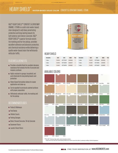 Color consistency, edge coverage, and corrosion resistance are the reasons why leading global OEMs and their tier suppliers choose our products every day. . Hc heavy shield color chart